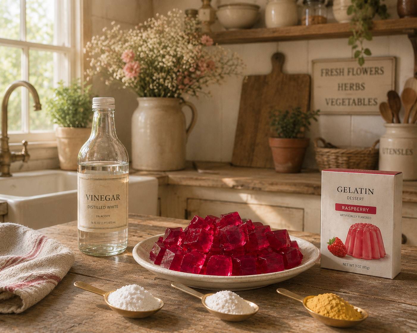 Pink Gelatin Hormone Trick